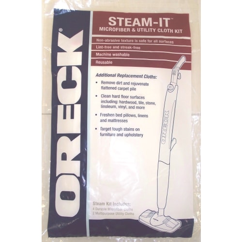 Oreck® Steam Kit for Steam-It Pressurized Cleaner #0022743, 4 Microfiber/2 2 Multipurpose Pads